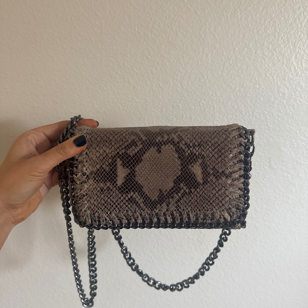 Snakeskin purse
